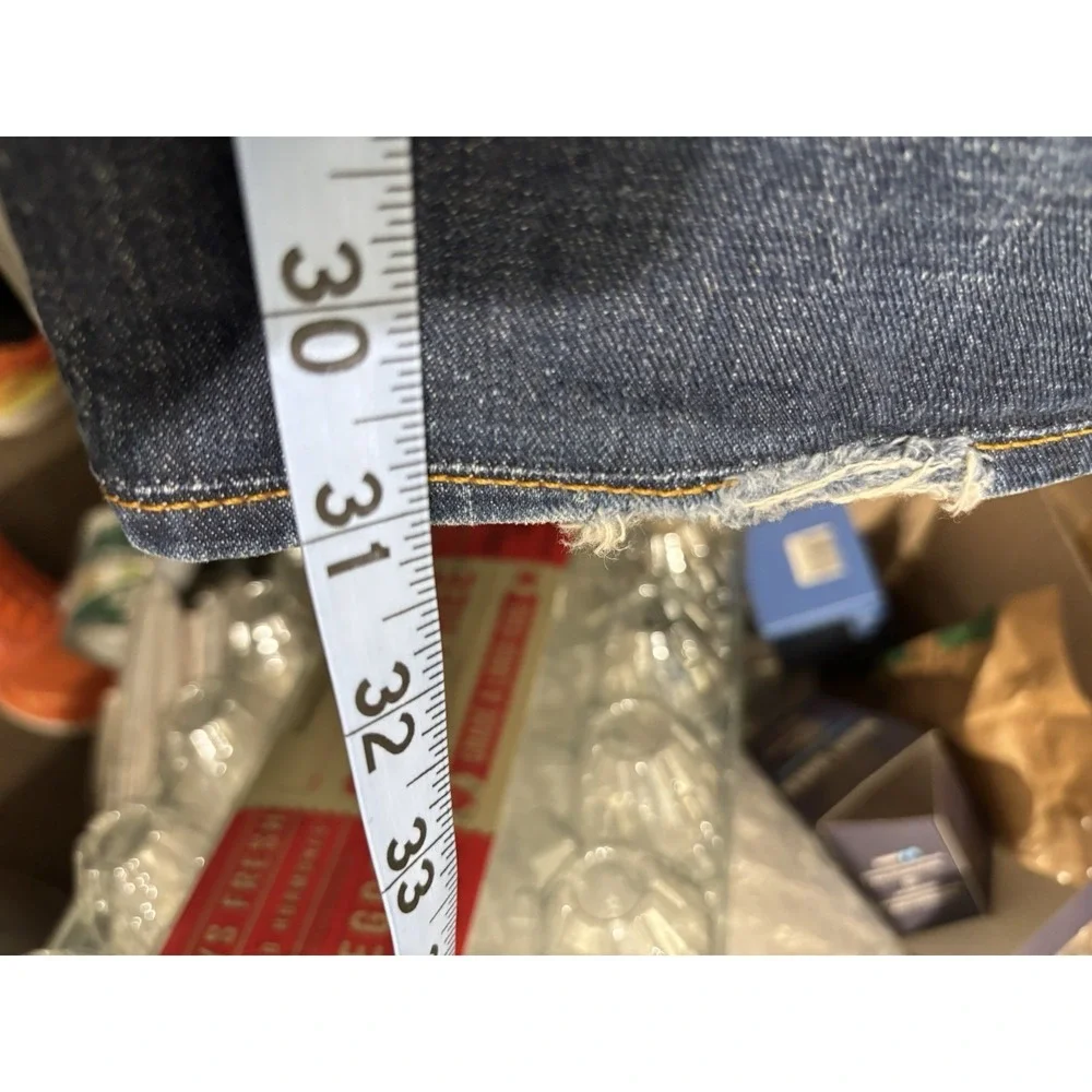 True Religion Ricky Straight Jeans‎ Men's Size 34 Blue Denim Pockets